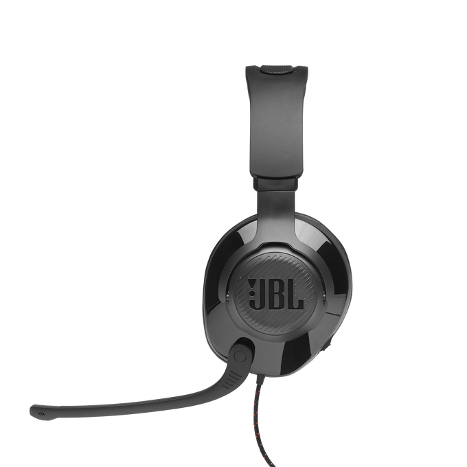 JBL Quantum 300 - Black - Hybrid wired over-ear PC gaming headset with flip-up mic - Detailshot 6 image number null